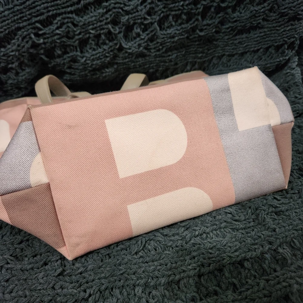 Sold Elsewhere- Bally Canvas Tote With Leather Trim - Picture 6 of 16